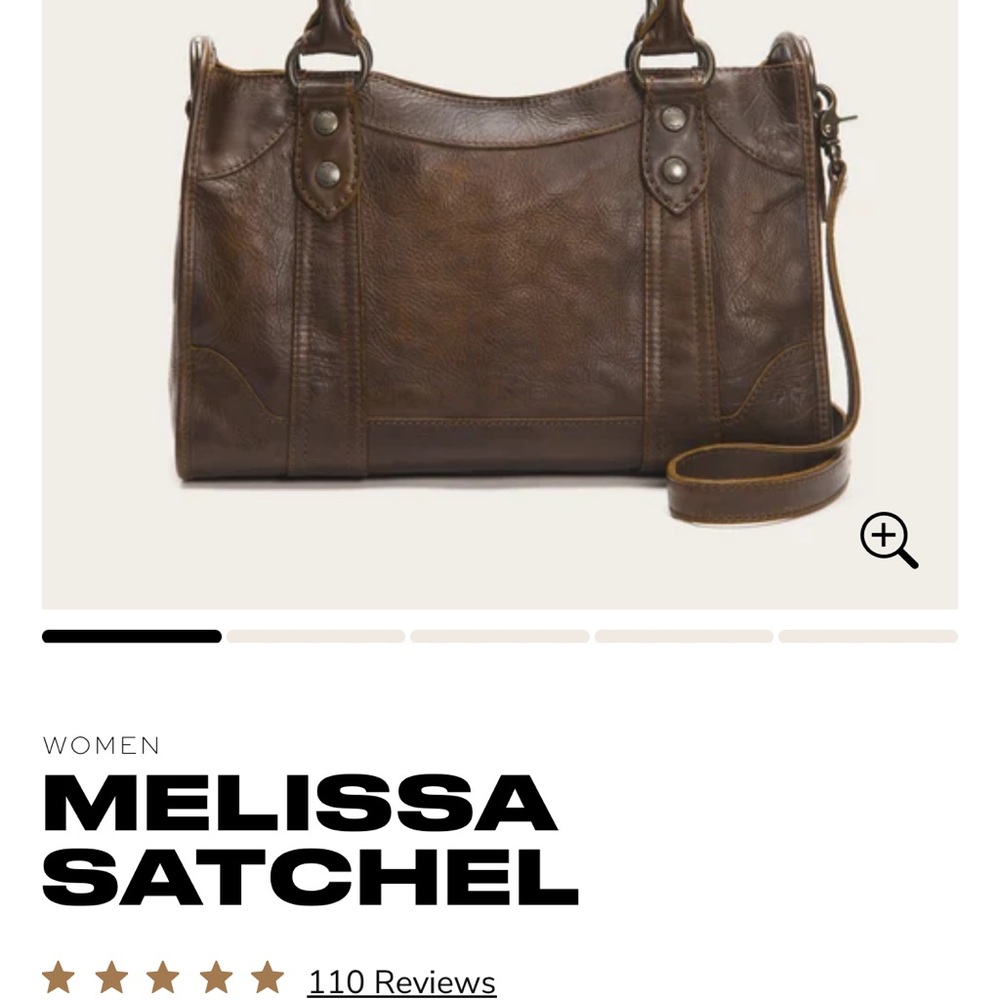 Frye Melissa Satchel in Brown